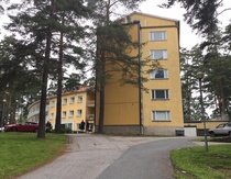 Kuopion entinen joulumerkkikoti. Nykyinen Toukolan perhetukikeskus, Lastentie 1-3 Kuopio. Kuva tapaamispäivältä 28.7.-17 H. Mattila.