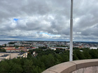 Näkymä Pyynikin näkötornista kaupungin keskustaan päin.