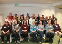 Tapaamispäivä Tampereella Metson kirjaston Kuusi-salissa, 7.10.2017. Osallistujia 32. Osa poistui ennen kuvan ottoa.