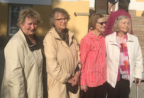 Oulun tapaamispäivä 24.8.2019. Mukana oli neljä entistä Oulun joulumerkkikodin hoitajaa. Hoitajat vas. lukien Liisa Pekkala, Pirkko Ollikainen, Airi Luokkanen ja Liisa Hautamäki.